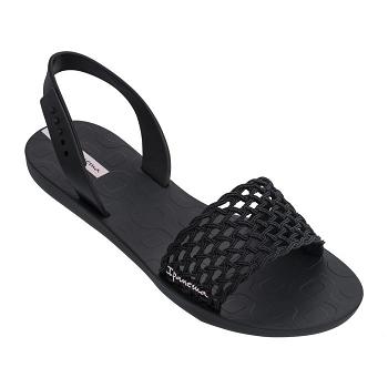 Ipanema India Breezy Sandals Women Black QNA284536